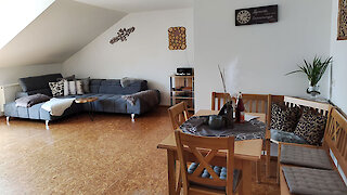 Wohn- und Esszimmer Ferienwohnung Hofblick II